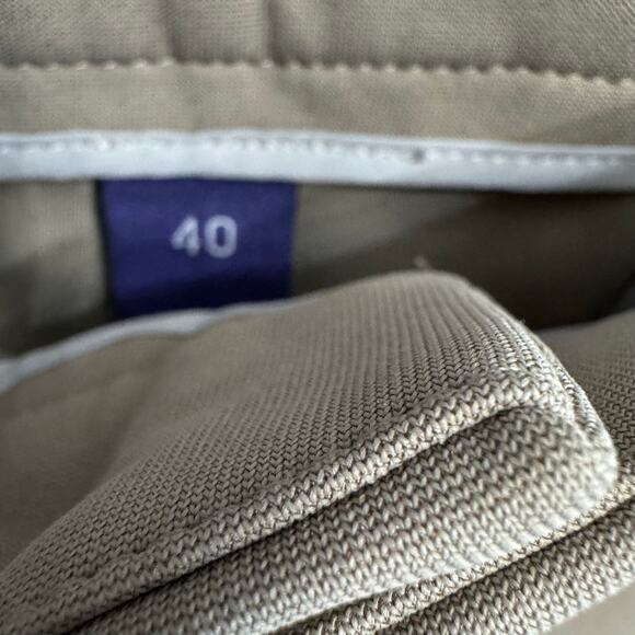 Johnnie O Cross Country Prep Performance Golf Shorts Light Khaki Men's 40 New - Picture 4 of 12